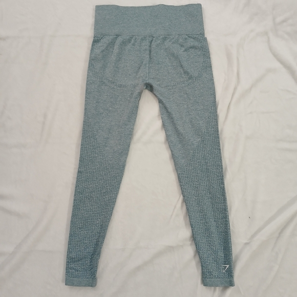 Gymshark Light Teal Seamless Legging, Women's Size Small. - Picture 2 of 9